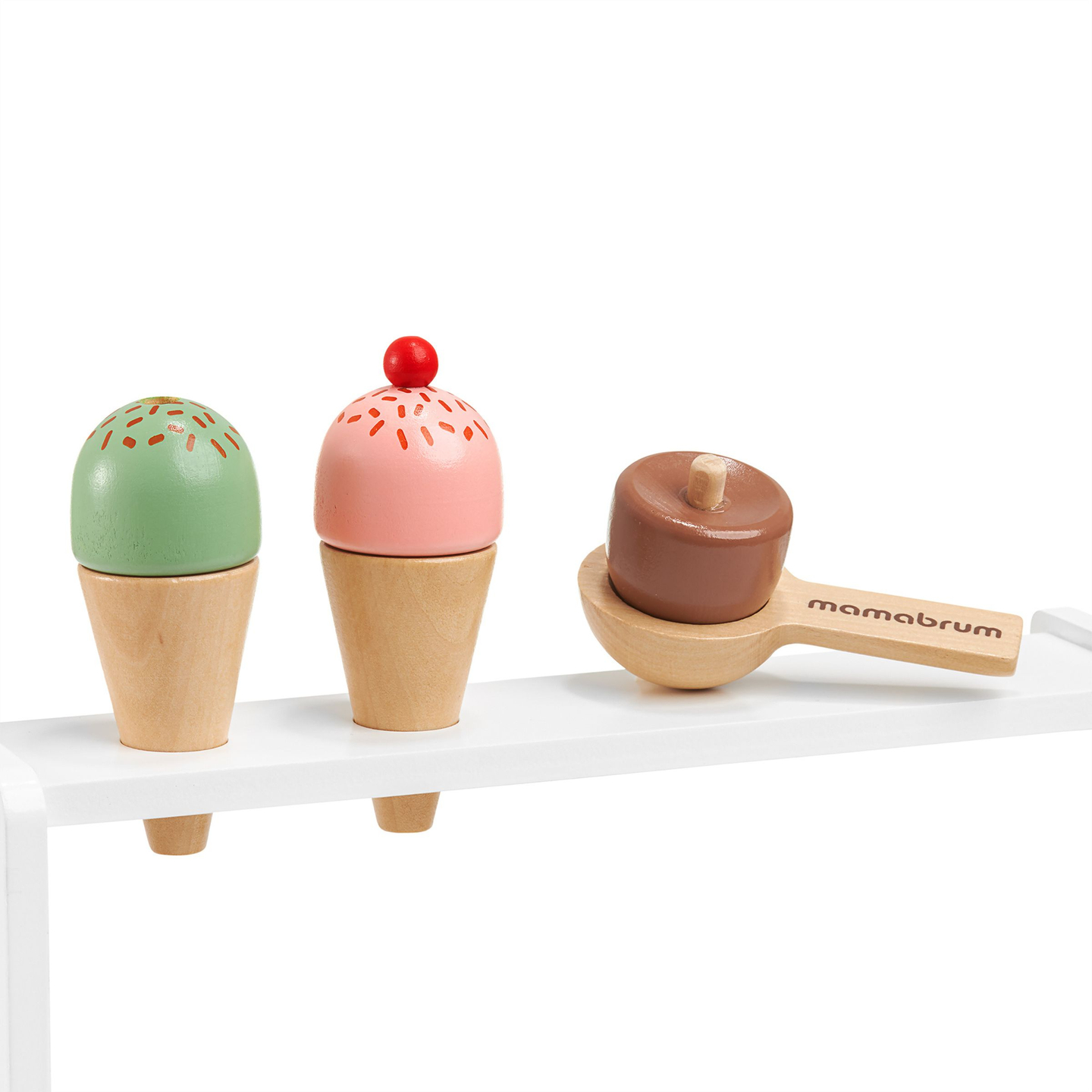 Magasin de glaces en bois - glacier