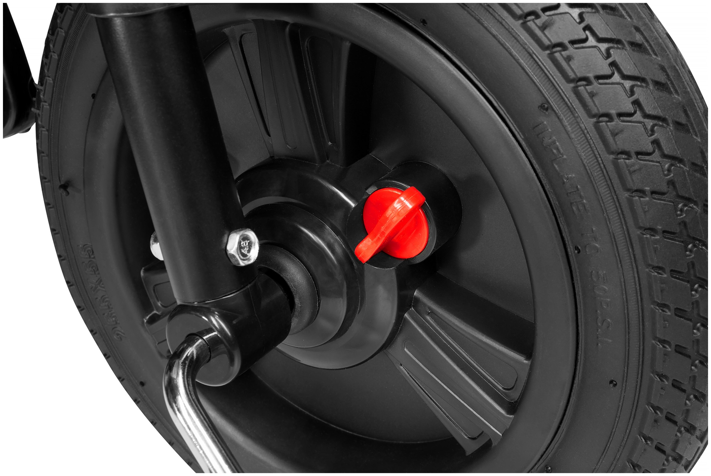 Tricycle Tobi Velar + film de pluie - rose