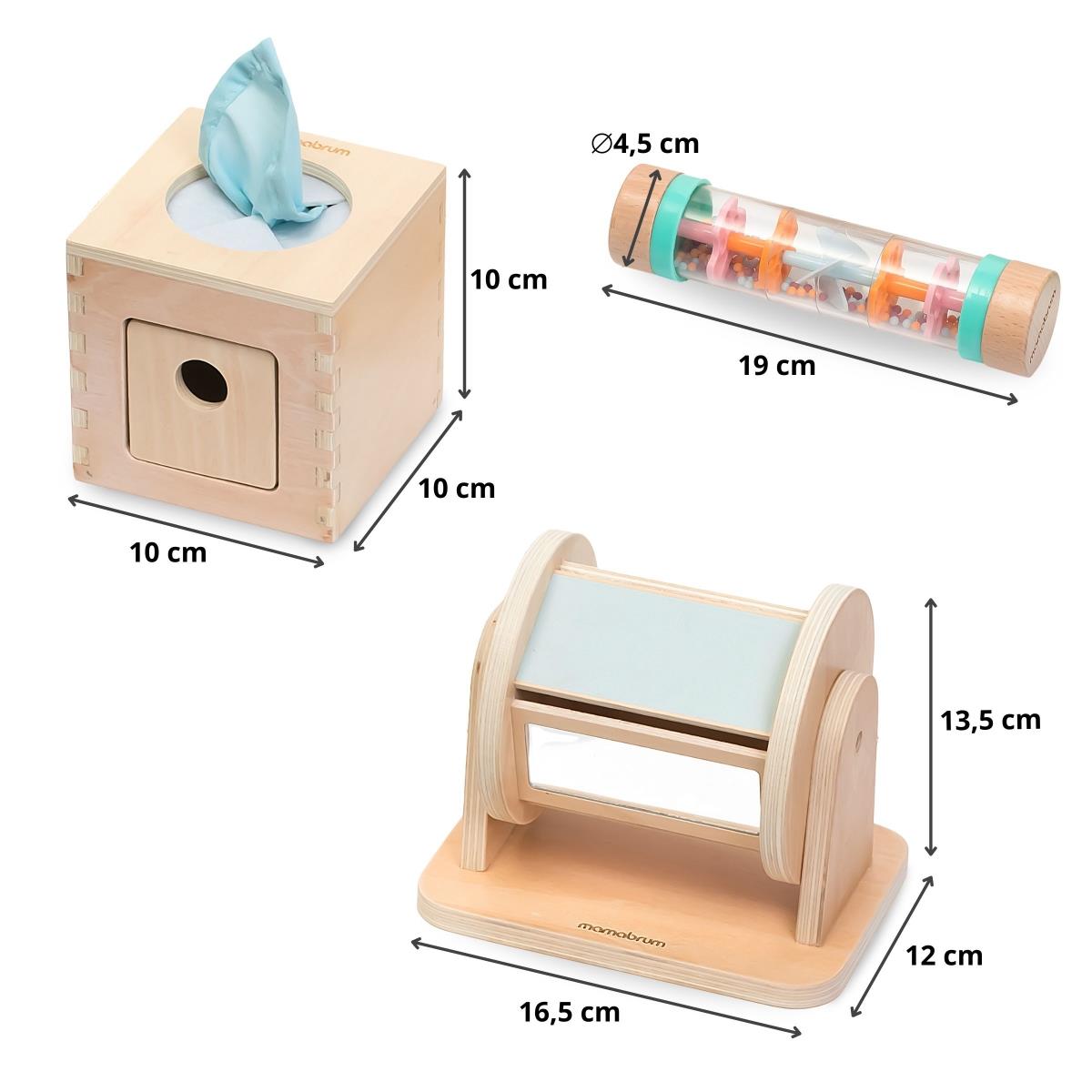 Ensemble de jouets Montessori pour les enfants de 0 à 6 mois