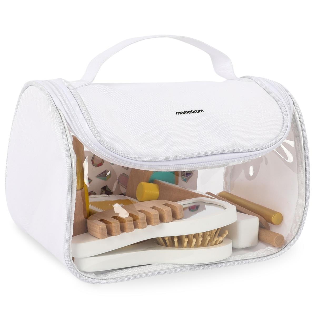 Set de maquillage pour enfants - trousse de maquillage + accessoires en bois, 15 pièces