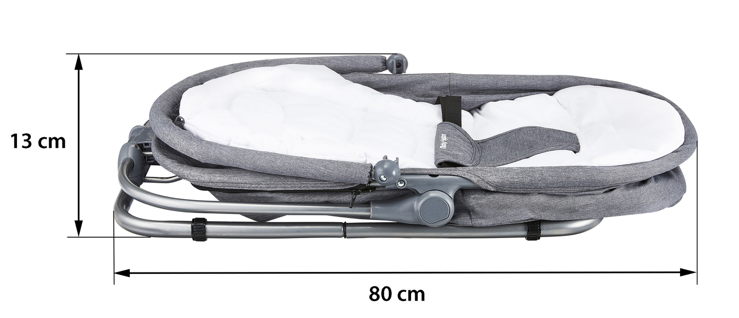 Lit de repos + Siège de flottaison + Lit bébé 3 en 1 - Moby-System MILA