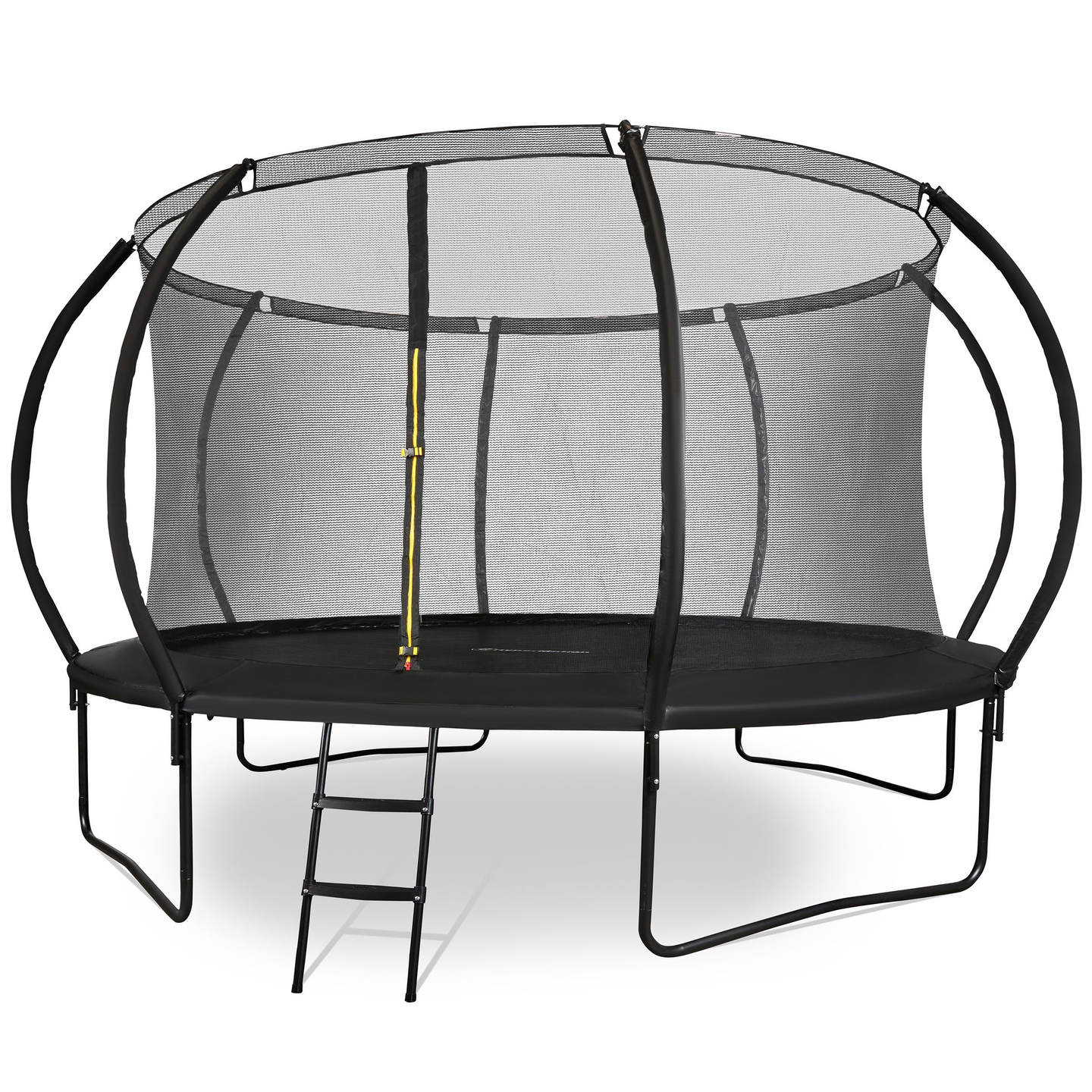 Trampoline de jardin XXXL pour enfants HyperMotion - 430 cm 14FT - avec échelle et filet intérieur - pour la maison et le jardin - 150kg max