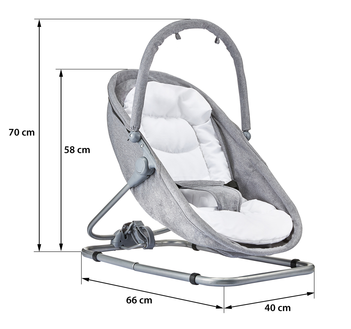 Lit de repos + Siège de flottaison + Lit bébé 3 en 1 - Moby-System MILA