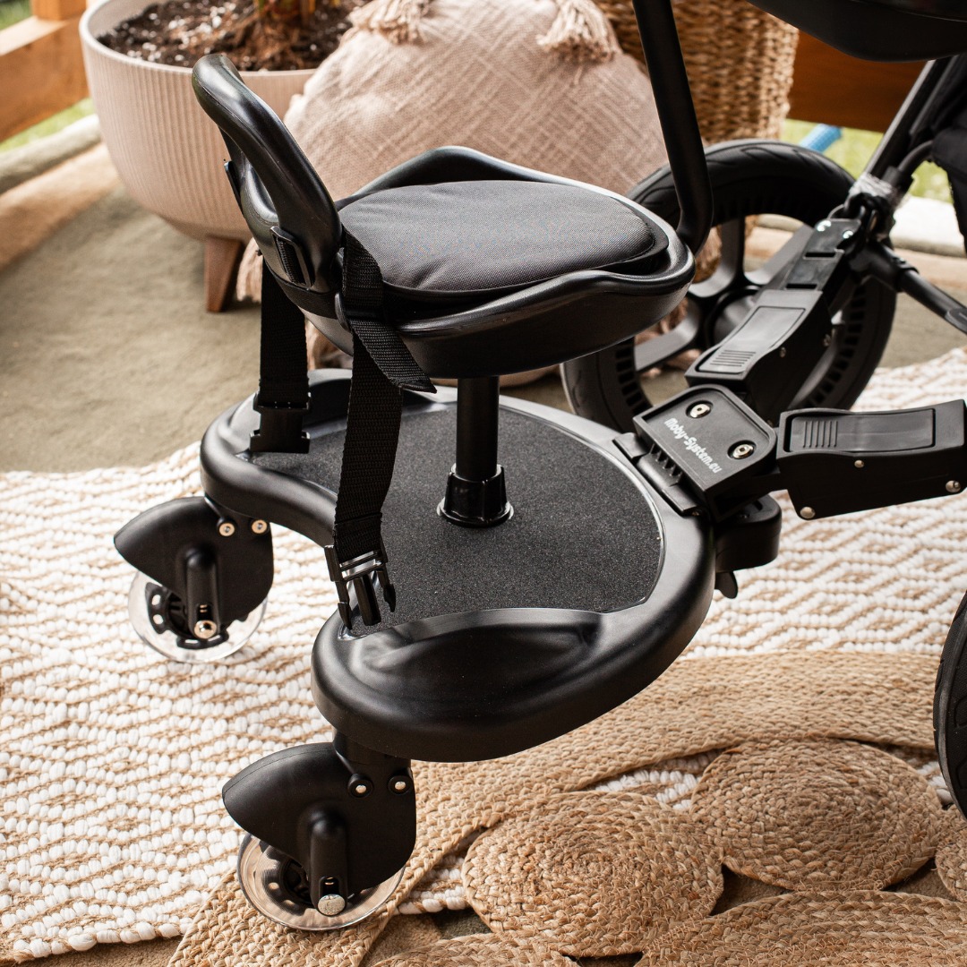 Extension de fauteuil roulant MR BUGGY avec siège - roues LED