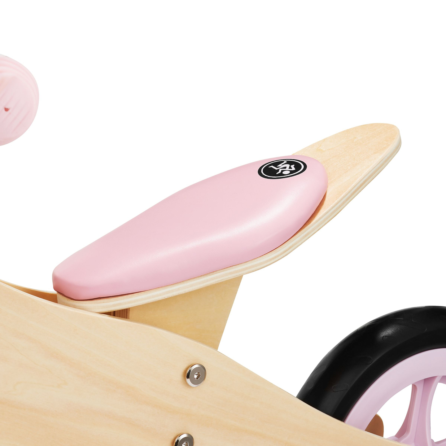 Tricycle et draisienne en bois 2en1 - HyperMotion PERCY - rose
