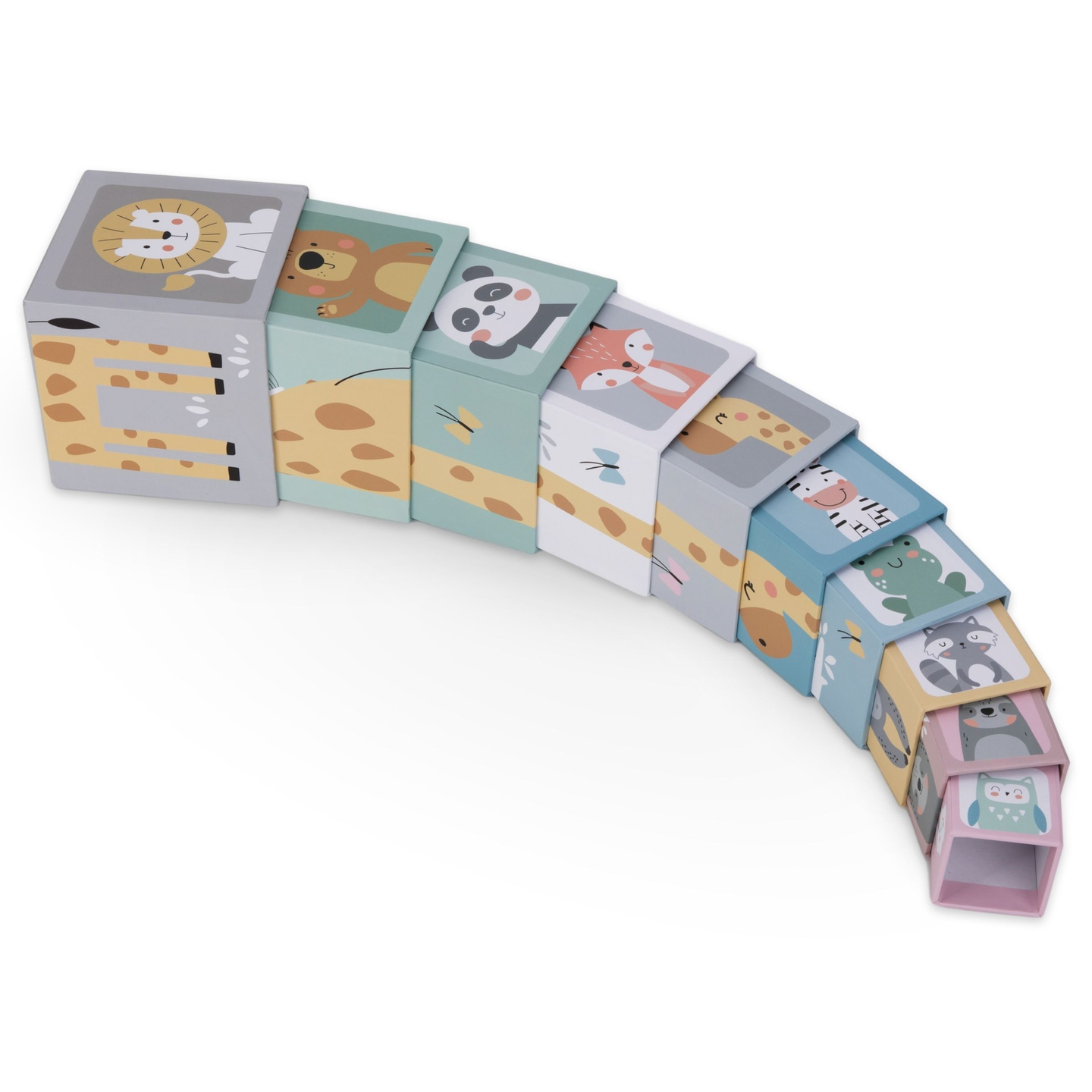 Tour de puzzle pour enfants 10 pièces - chiffres et animaux