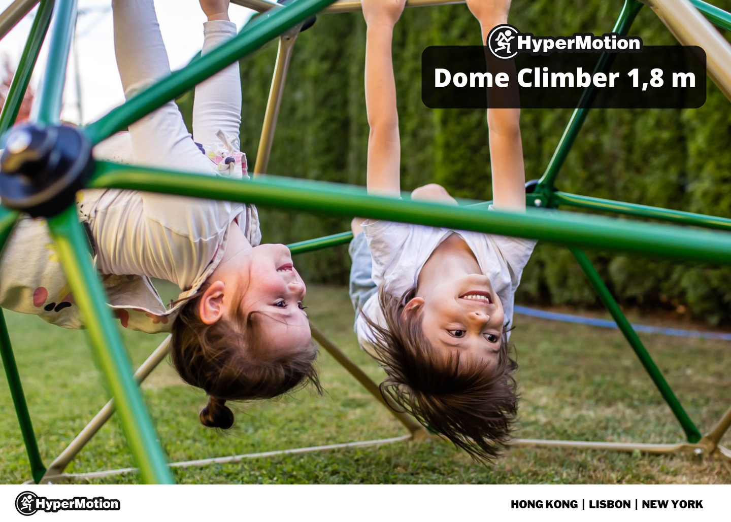 HyperMotion Dôme d'escalade XL pour enfants, géodome, aire de jeux, diamètre : 1,8 m