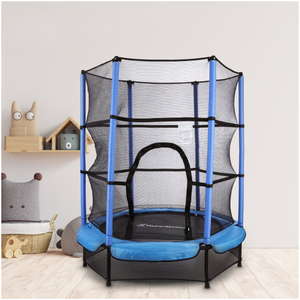 Trampoline domestique 140cm avec filet de sécurité - pour enfants de 3 à 6 ans