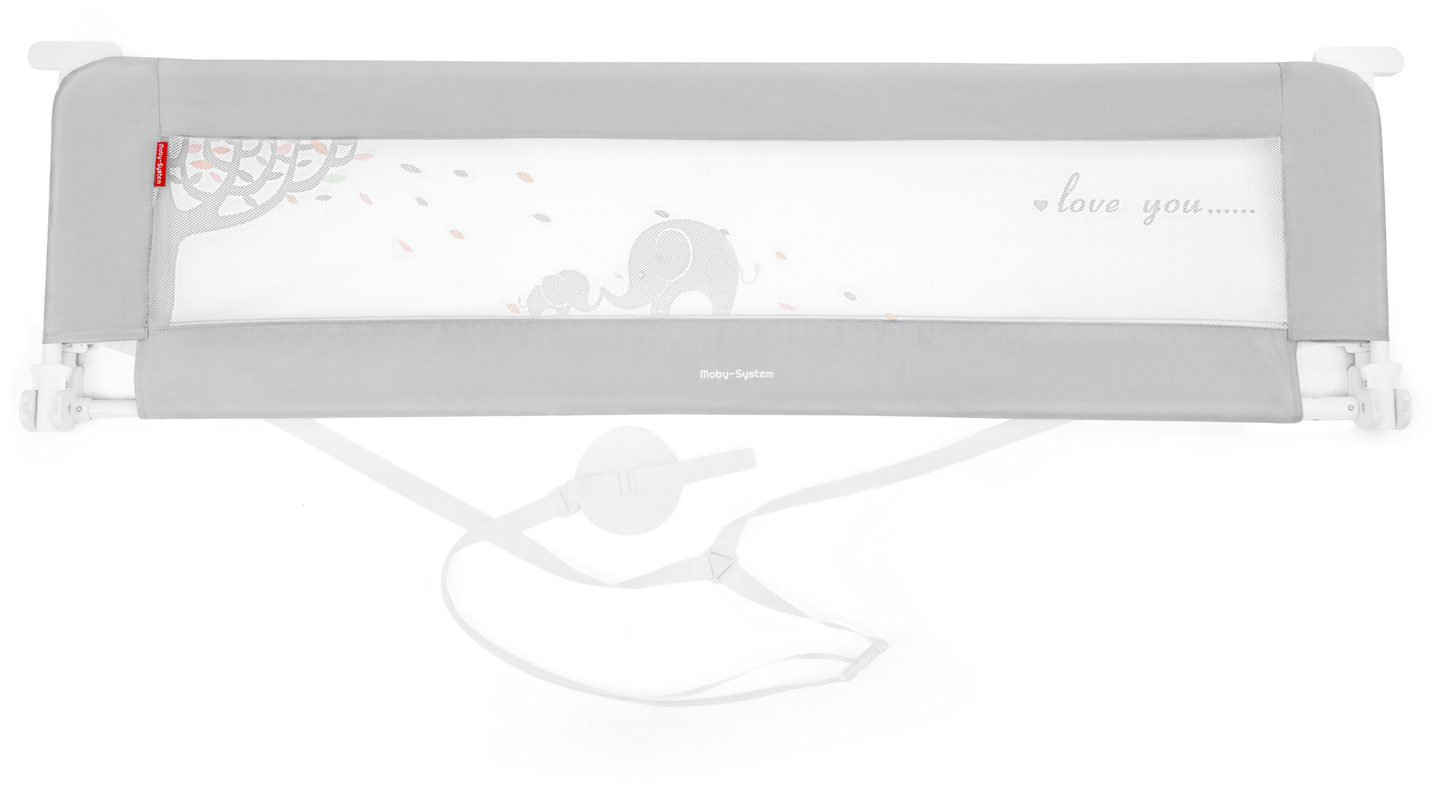 Barrière de sécurité pour lit - Barrière de lit - Gris