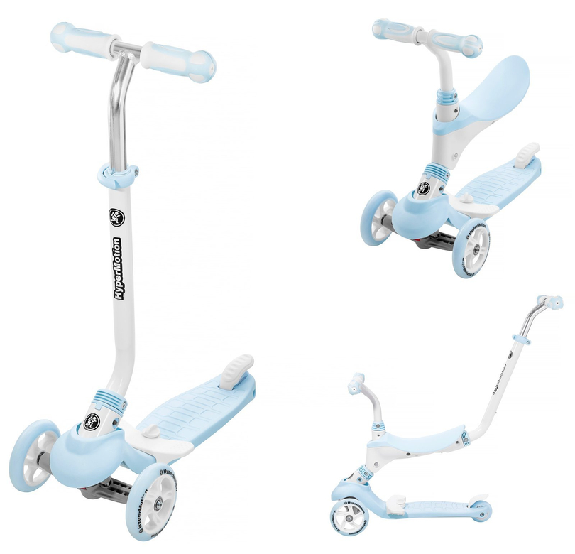 Scooter d'équilibre 5in1 HyperMotion - bleu