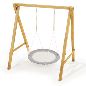 Balançoire nid de cigogne HyperMotion - diamètre 100 cm, couleur grise