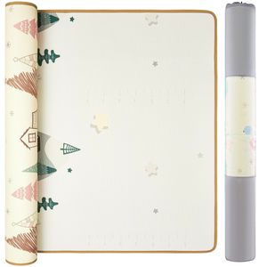 Tapis mousse double face XXL - rouleau 1 CM (forêt et montagne)