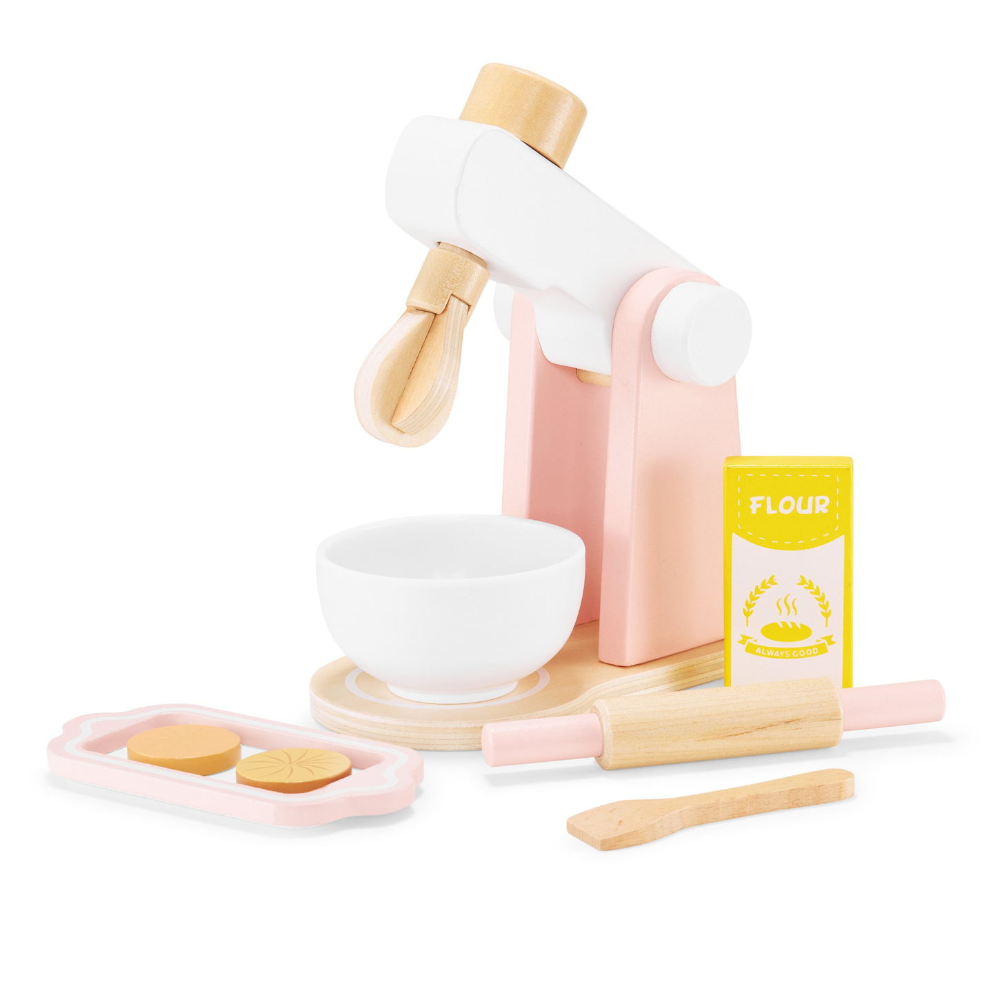 Pétrin en bois avec accessoires, pour enfants