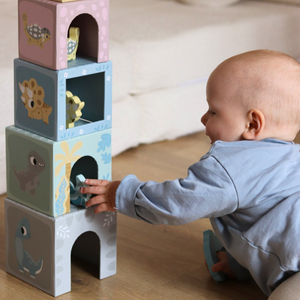 Tour de triage avec figurines Dinosaures