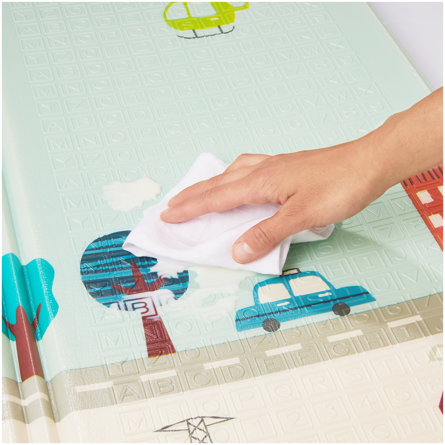 Tapis mousse double face XXL - pliable 1 CM (montagne et route)