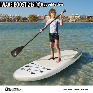 SUP Board gonflable pour enfant Stand Up Paddle 215cm avec pagaie - HyperMotion WAVE BOOST 215
