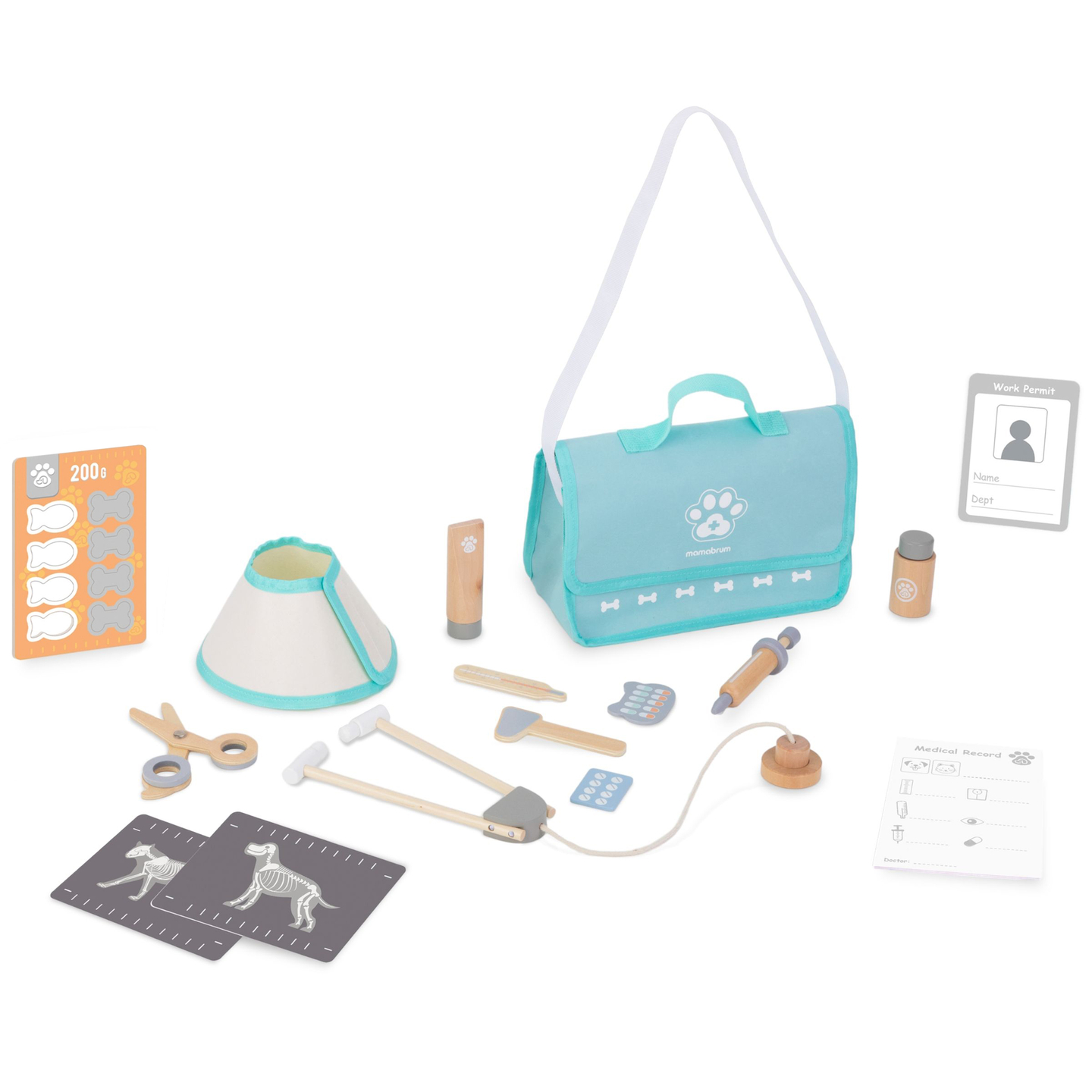 Set vétérinaire en bois