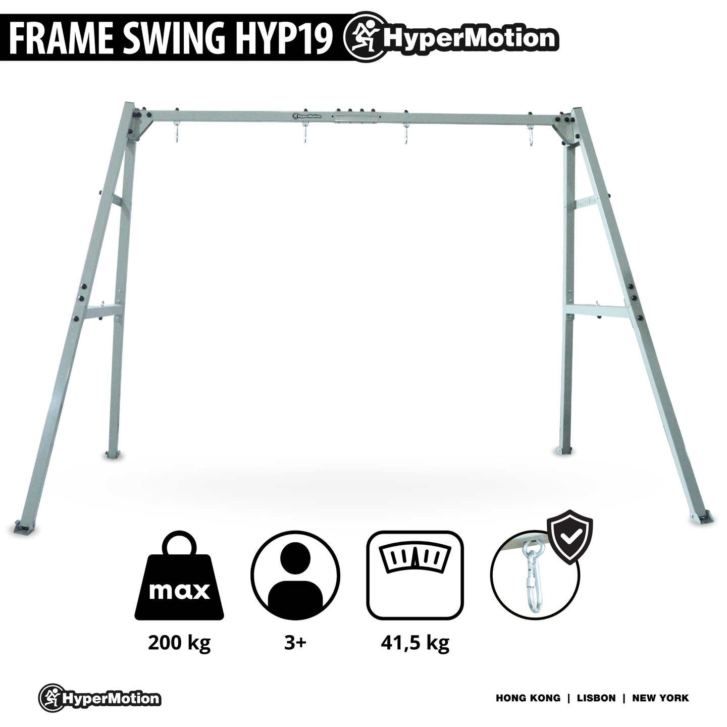 Cadre en acier pour balançoire de jardin ou hamac