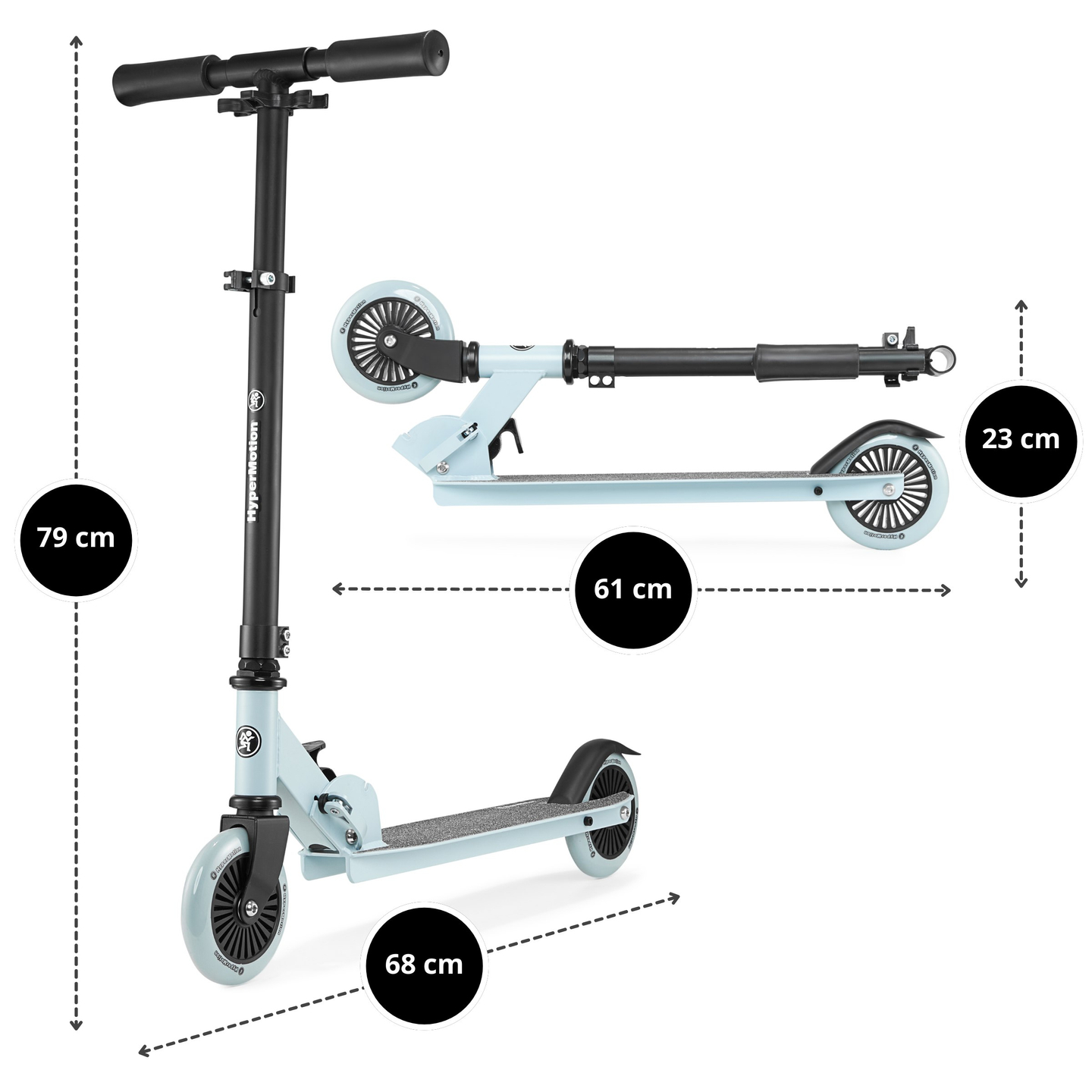 Scooter à deux roues WILLY 3-8 ans de HyperMotion - neuf