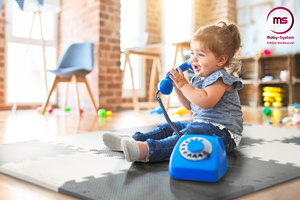 Puzzle en mousse 12pcs. - tapis de mousse éducatif 120 x 90 x 1.2cm avec bordure - gris