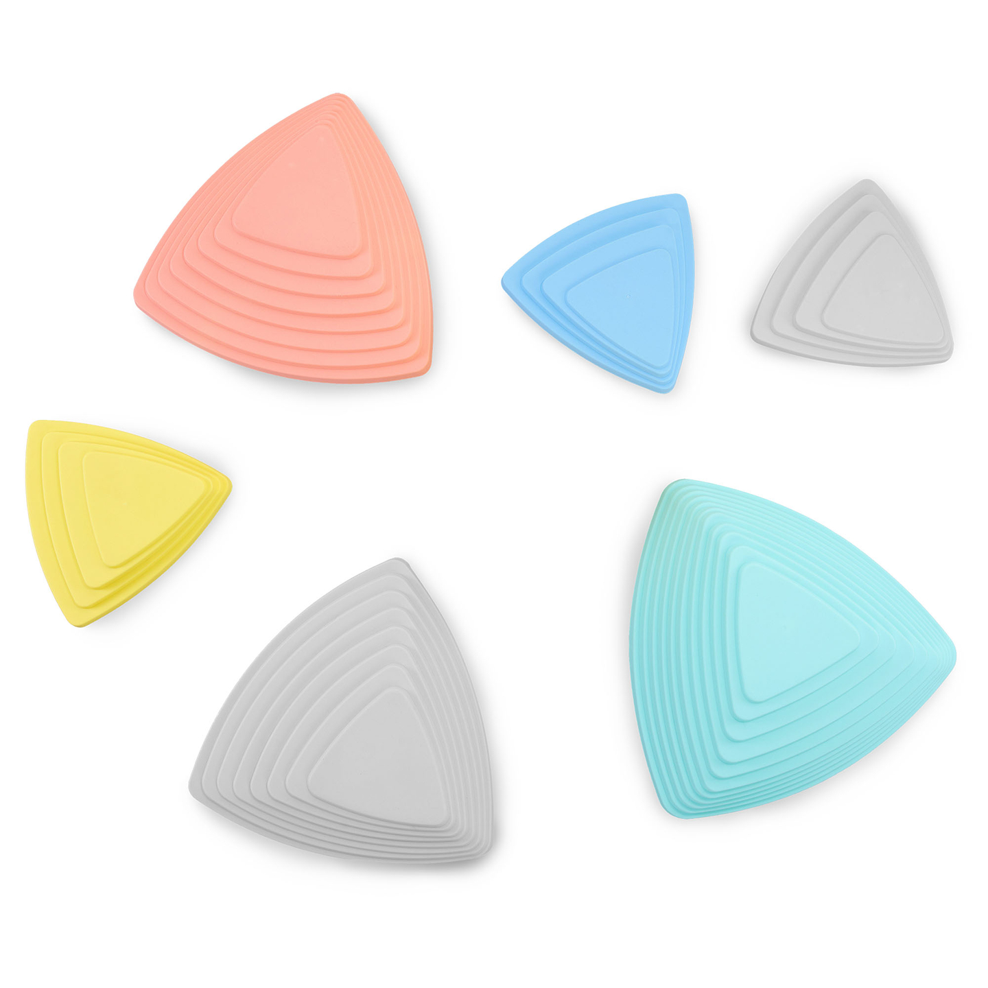 Pierres d'équilibre colorées - 6 pièces