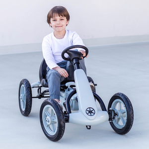 Kart à pédales EVOQUE pour enfants de 5 à 8 ans - gris