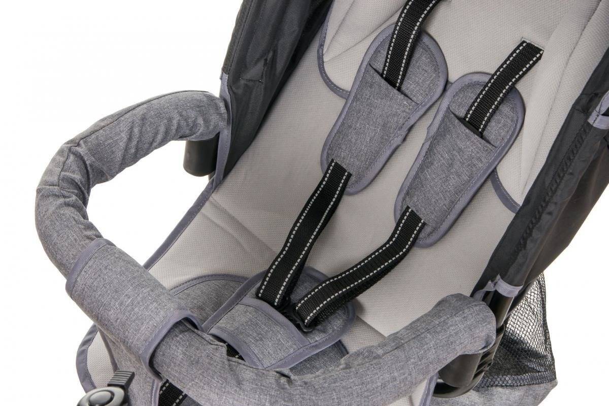 Tricycle Tobi Velar + film de pluie - gris