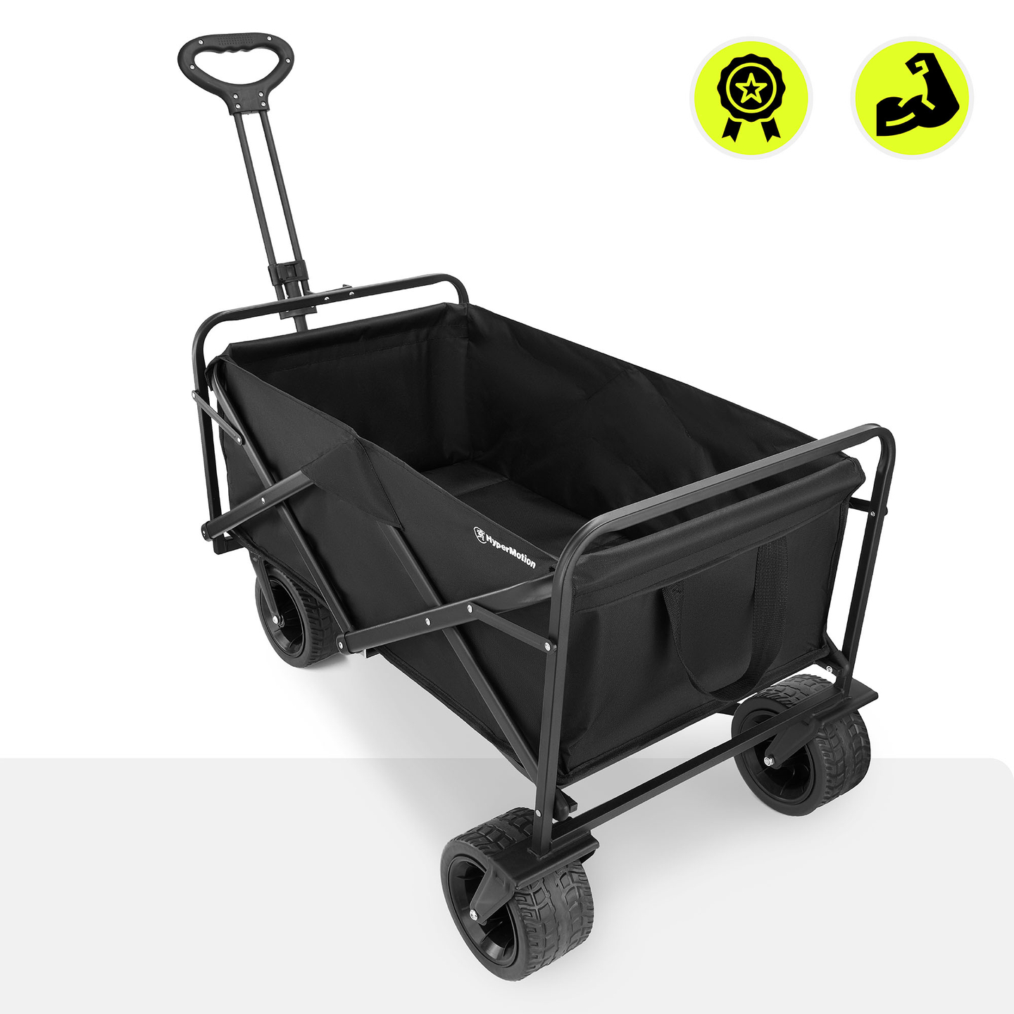 Fauteuil roulant de plage pliant HyperMotion - noir, 120 kg