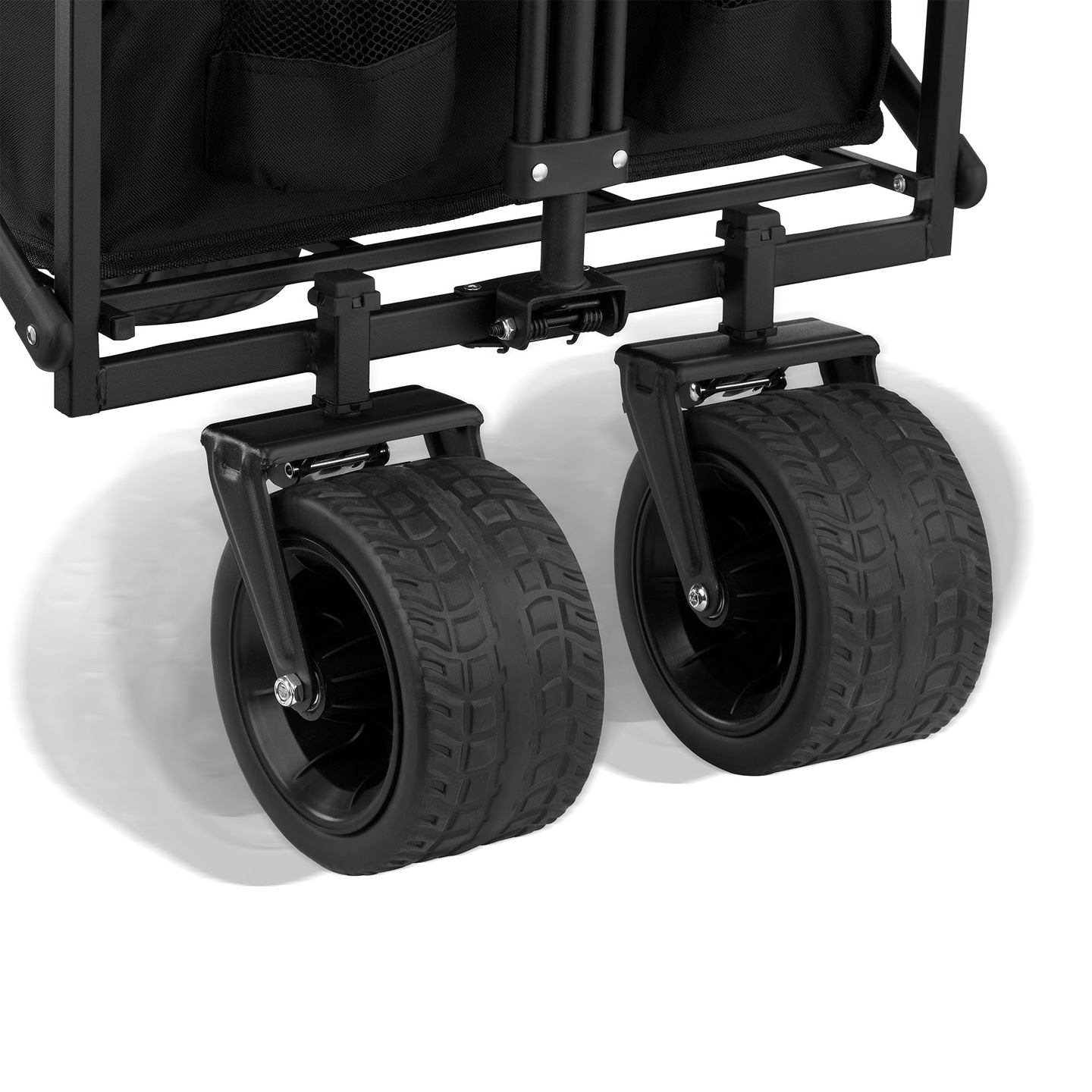 Fauteuil roulant de plage pliant HyperMotion - noir, 120 kg