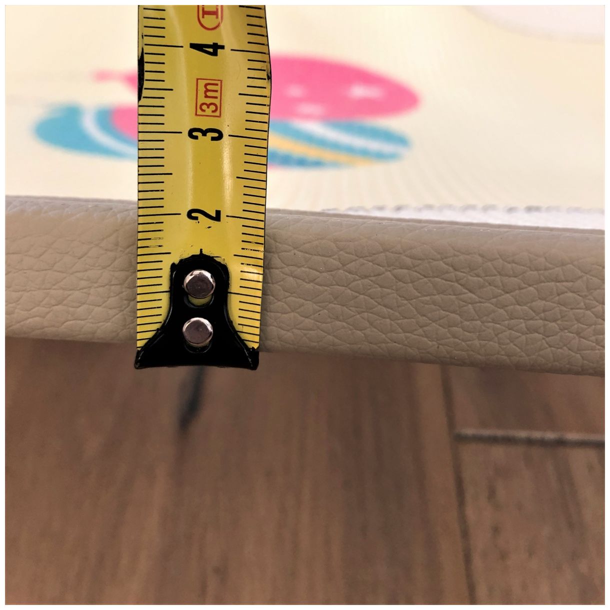 Tapis mousse double face XXL - rouleau 2 CM (route et zigzags)