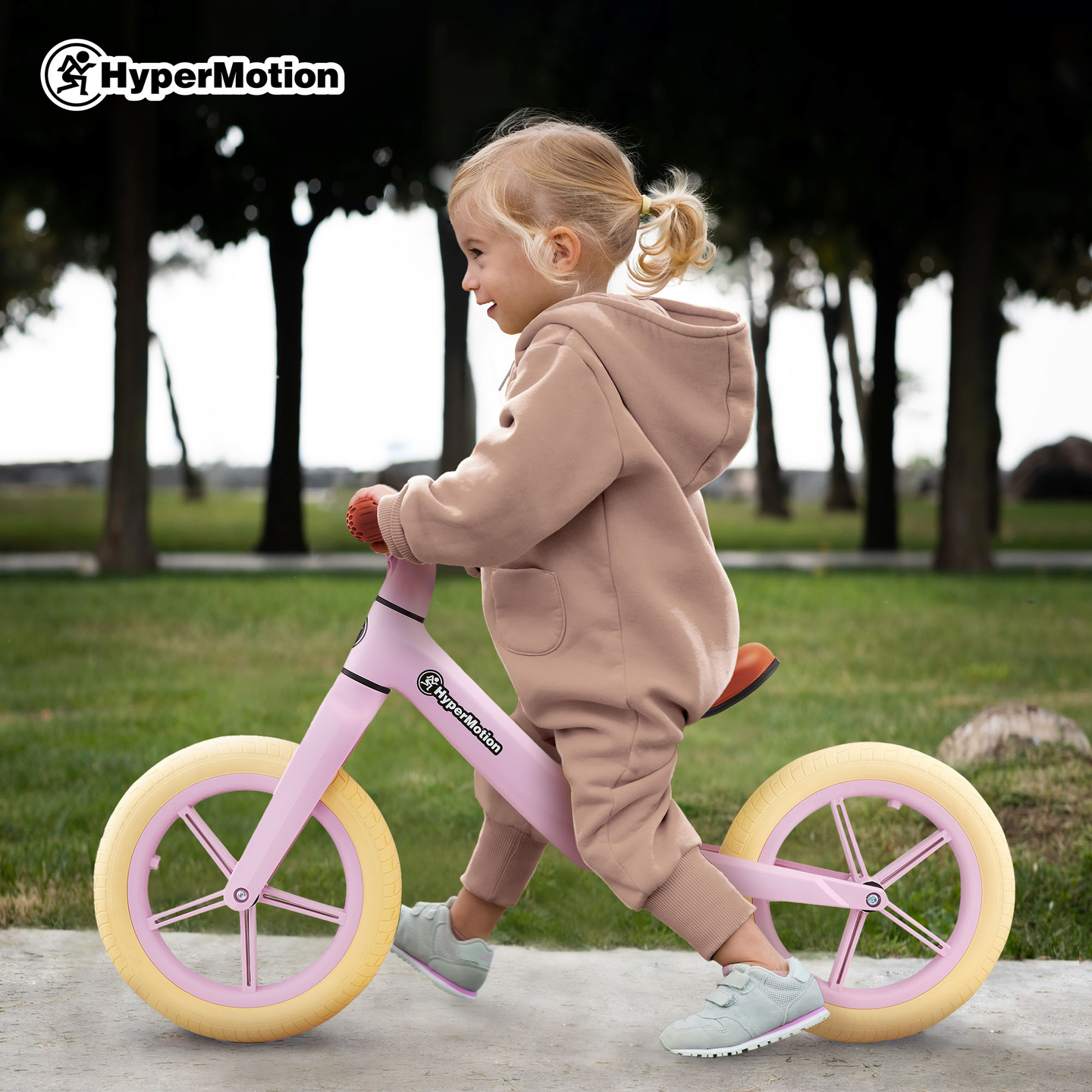 Vélo de cross pour enfants HyperMotion Marcelo - rose