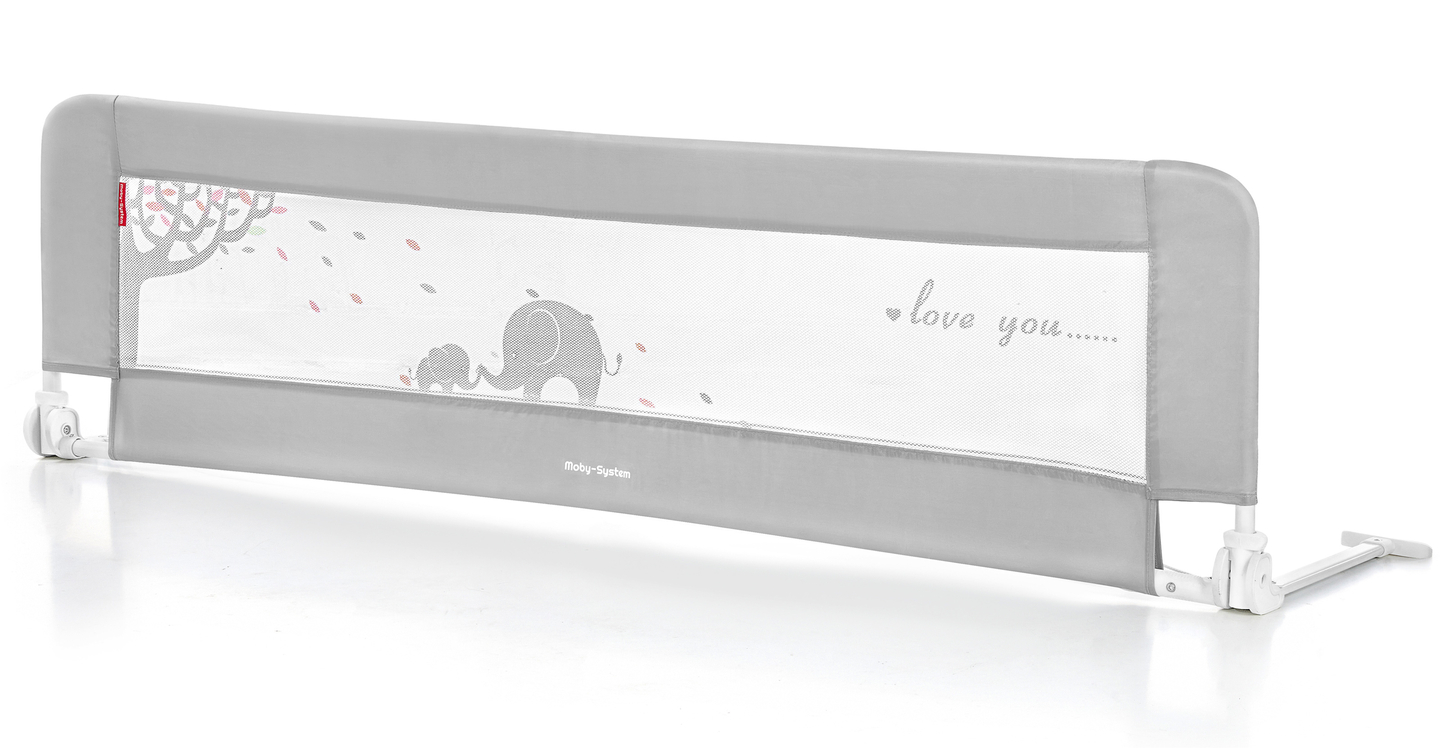 Barrière de sécurité pour lit - Barrière de lit - Gris