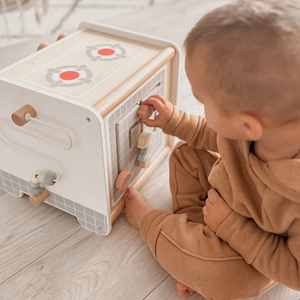 Cuisine en bois - cube éducatif