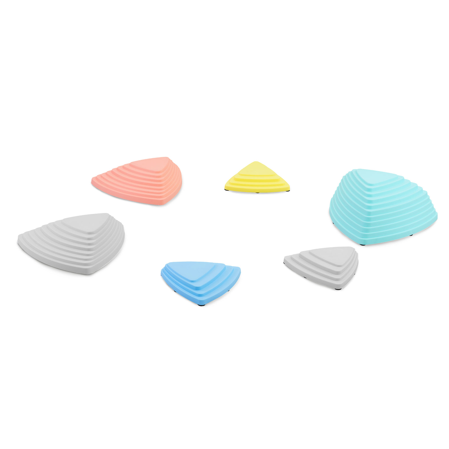 Pierres d'équilibre colorées - 6 pièces