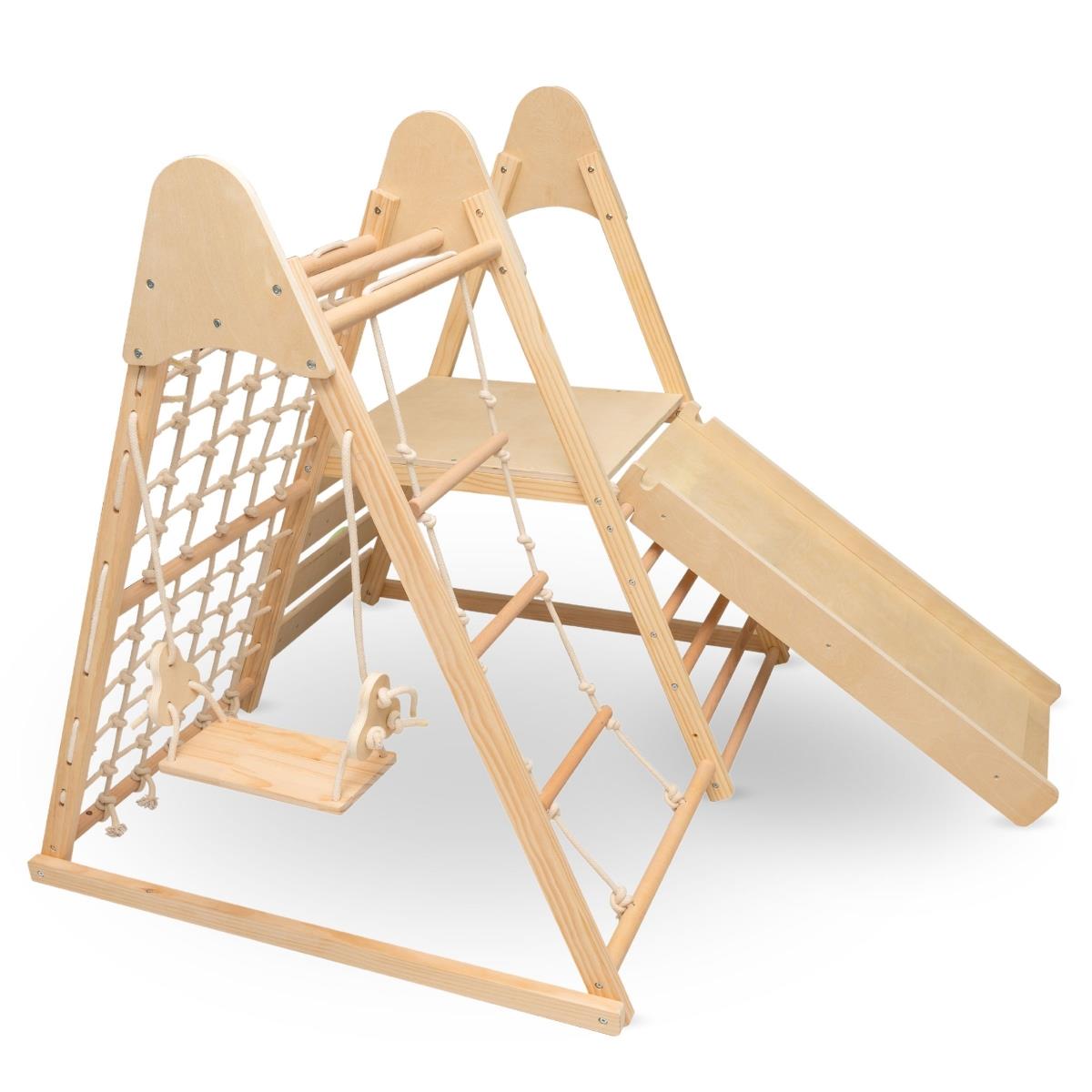 Aire de jeux en bois XL 5in1