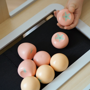 Marché aux légumes en bois - grand étal XXL, magasin avec caisse enregistreuse ludique