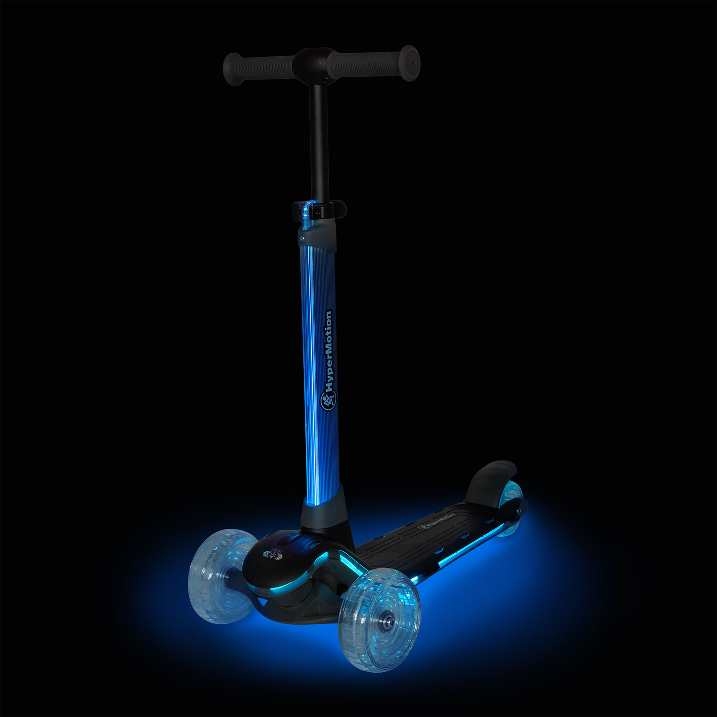 Trottinette d'équilibre HyperMotion BECKY - Éclairage LED RGB, noire