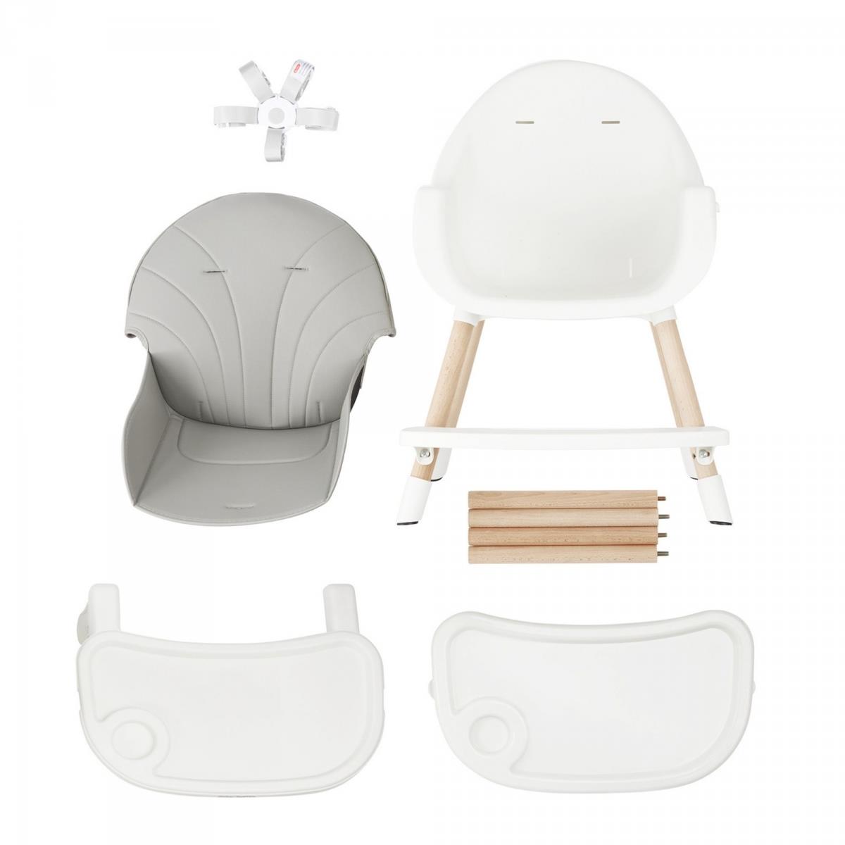 Chaise d'allaitement AMELIA 3en1 Moby-System, gris