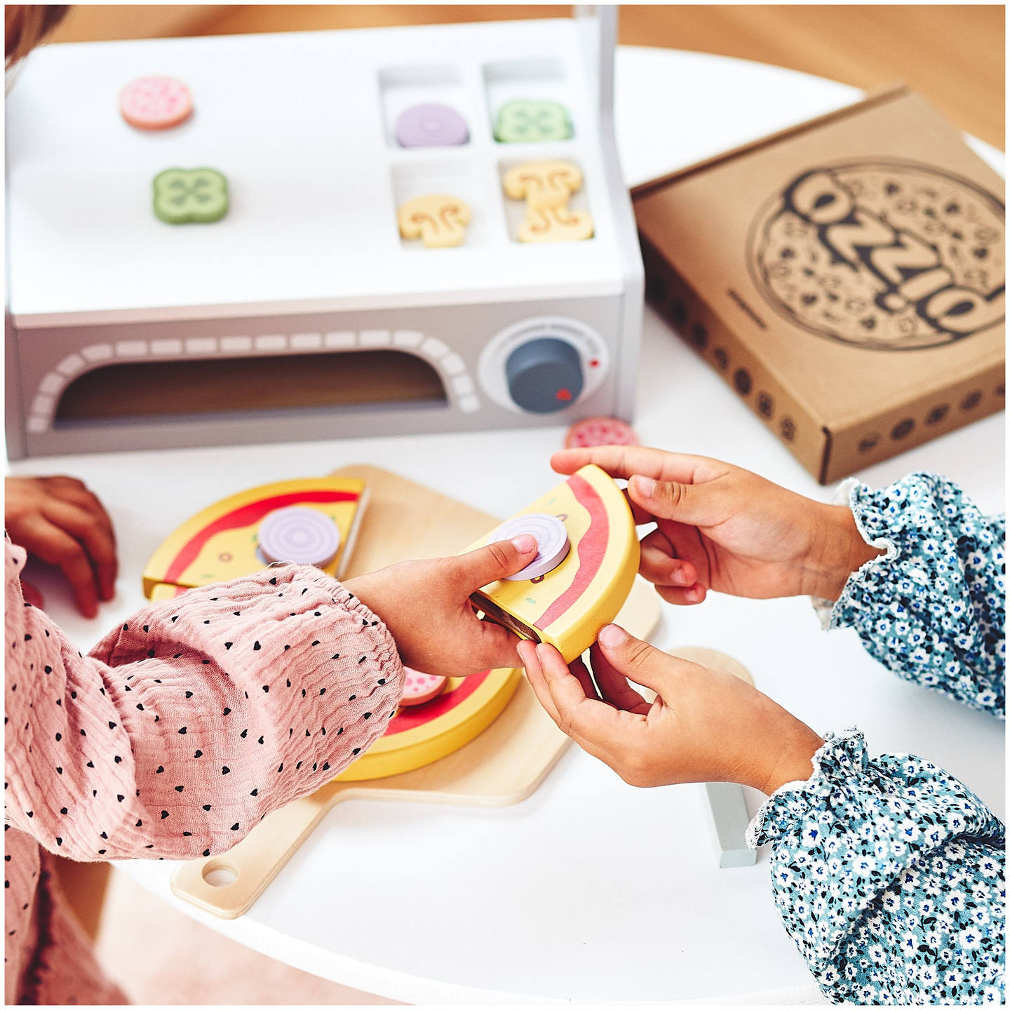 Set de cuisson pour pizza en bois