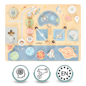 Tableau de manipulation en bois - Cosmos