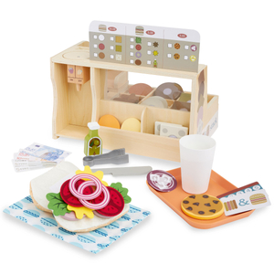 Sandwicherie en bois - restaurant