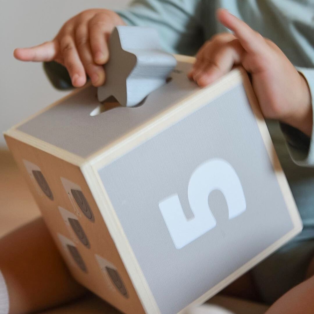 Tour en bois - trieur de formes chiffres alphabet animaux