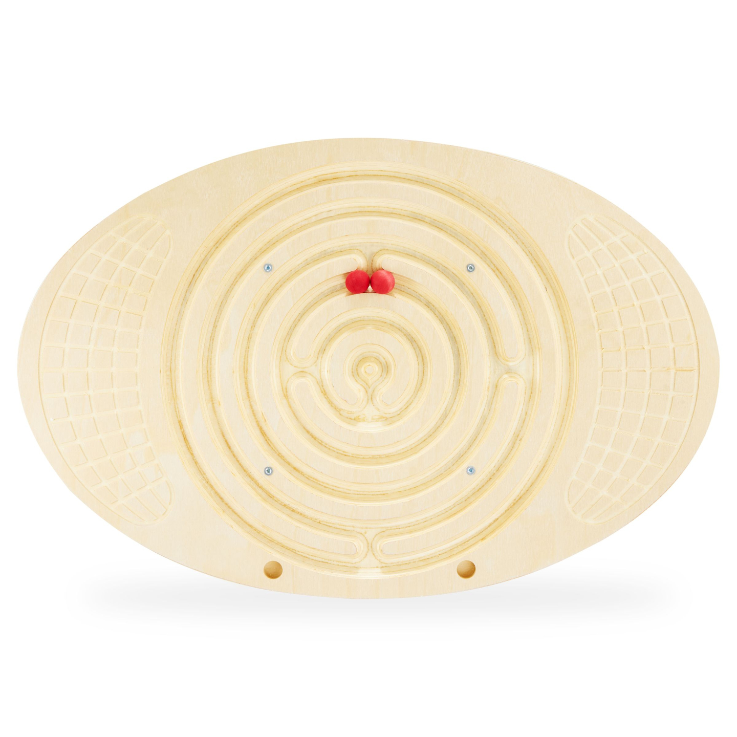 Planche d'équilibre en bois avec labyrinthe et balles - balance rocker