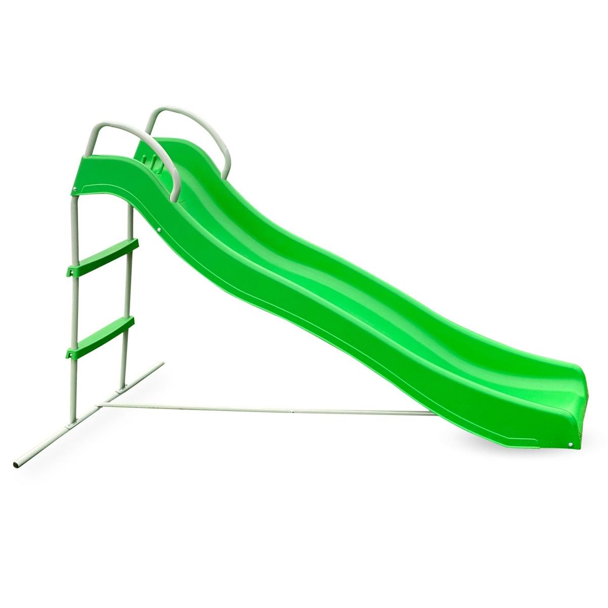 Grand toboggan de jardin avec échelle pour enfants