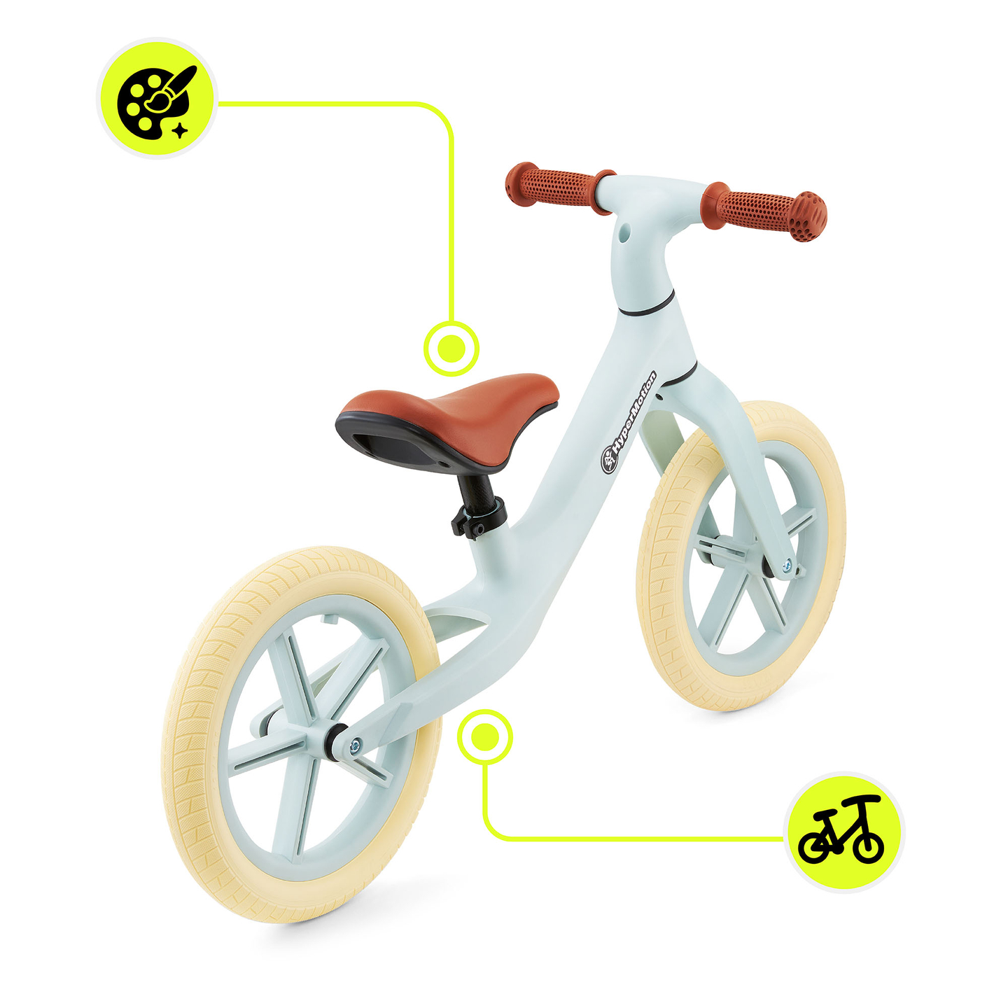Vélo de cross-country HyperMotion Marcelo pour enfants - neuf
