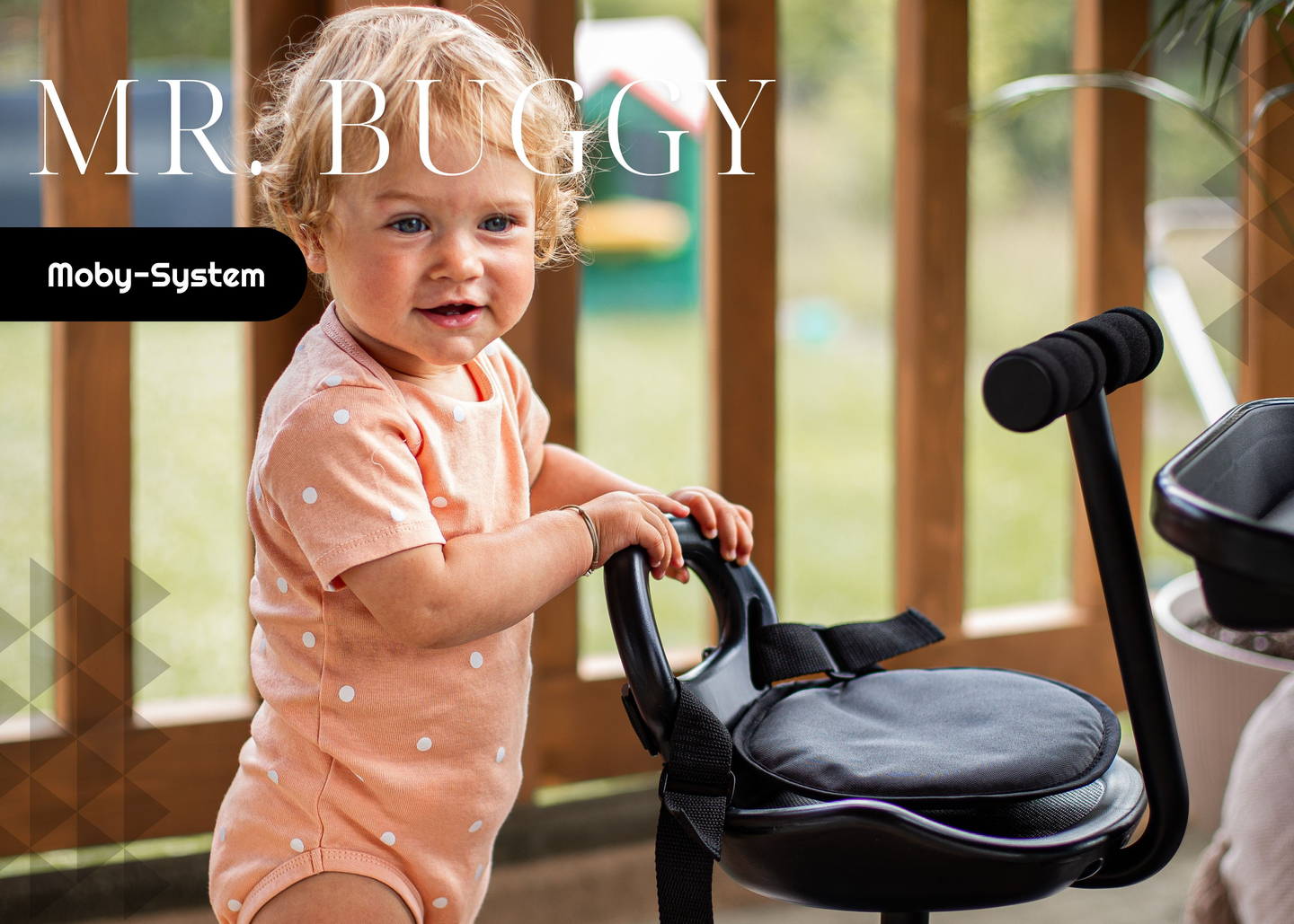 Extension de fauteuil roulant MR BUGGY avec siège - roues LED