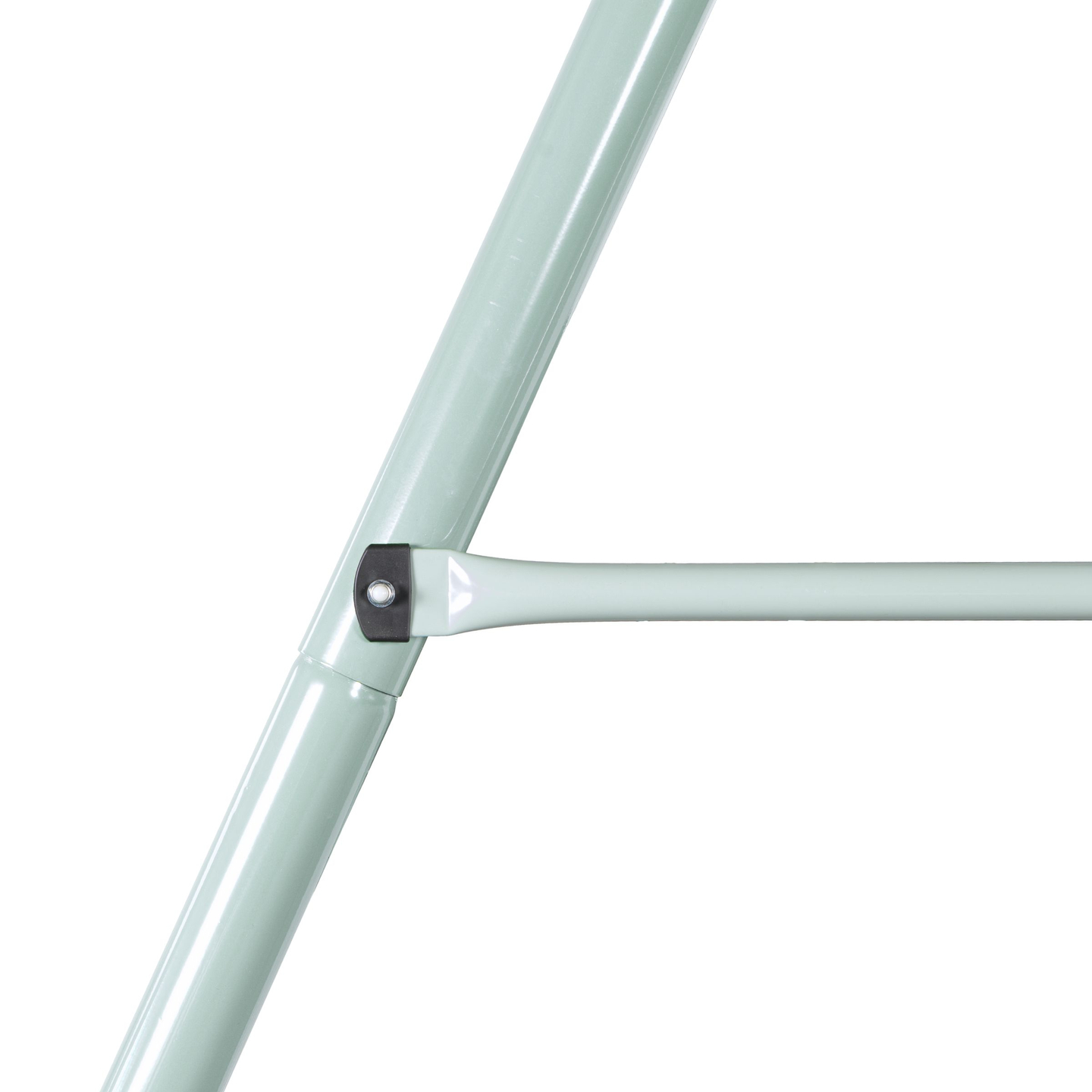 Balançoire de jardin de type nid de cigogne avec cadre et cordes