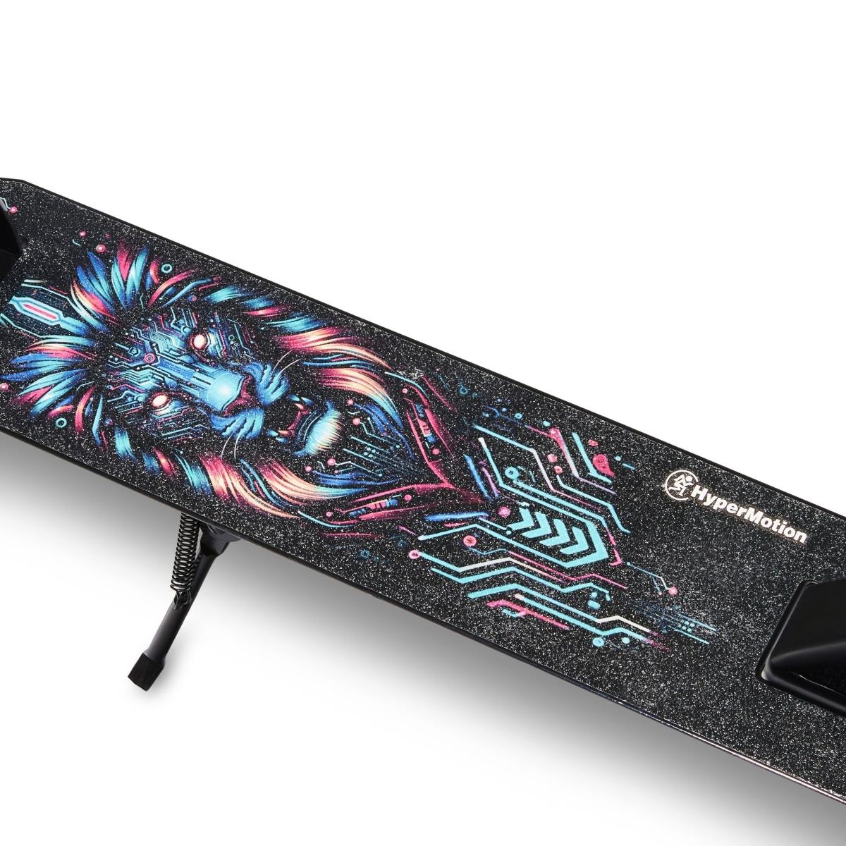 Scooter à deux roues pour jeunes adultes - avec amortisseur - Hypermotion CITY SWIFT Digital Lion - 100kg