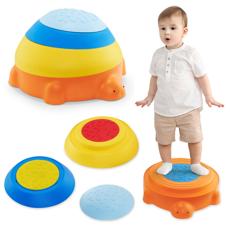 Parcours sensoriel pour enfants - Tortue colorée