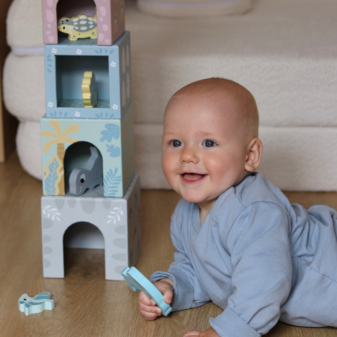 Tour de triage avec figurines Dinosaures